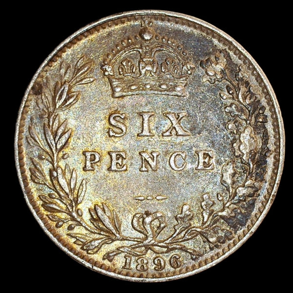 Victoria. sixpence 1896