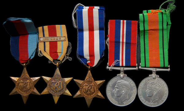 WW2. British Army campaign group of 6. Thompson.