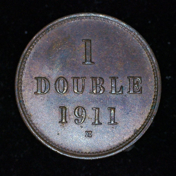 Guernsey. One Double. 1911 H