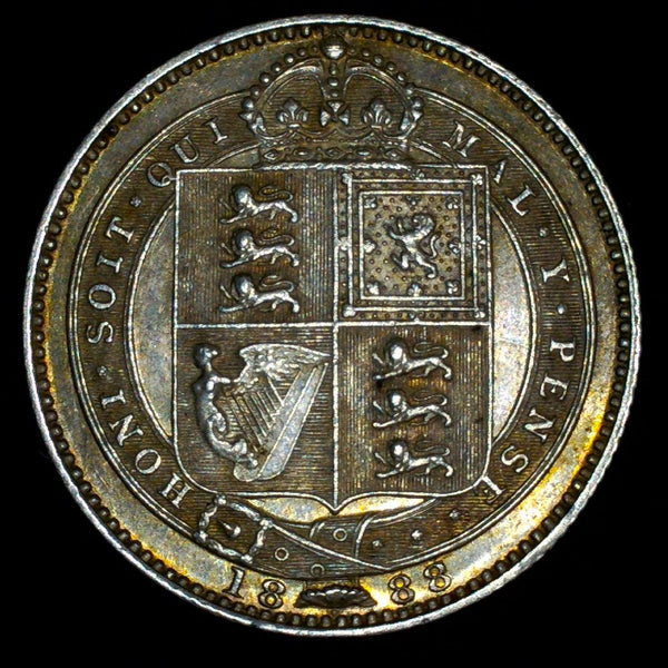 Victoria. Shilling. 1888/7