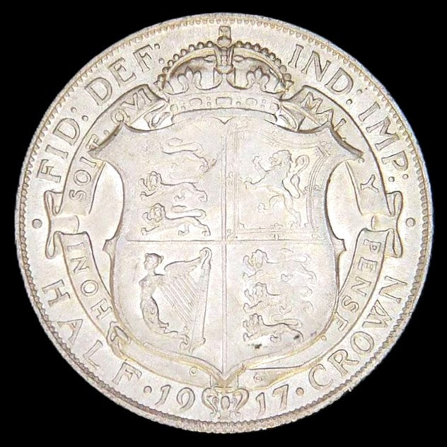 George V. Halfcrown. 1917