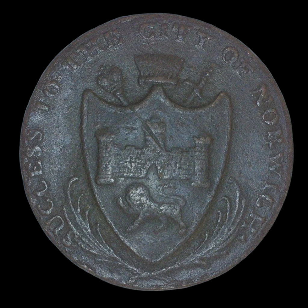 Norfolk. Norwich. Half Penny token. 1792 – Coins4all