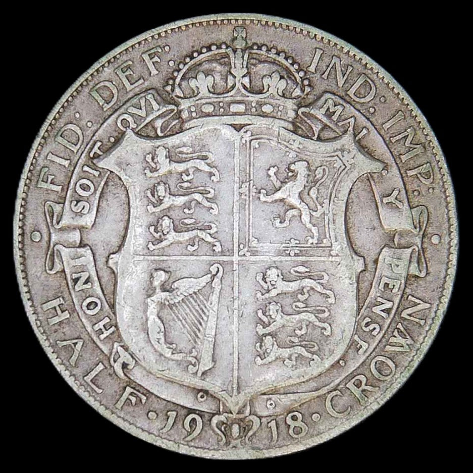 George V. Halfcrown. 1918.
