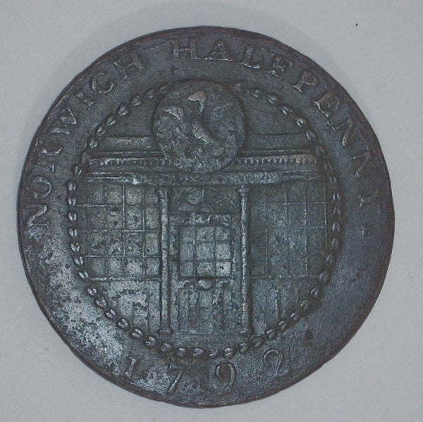 Norfolk. Norwich. Half Penny token. 1792