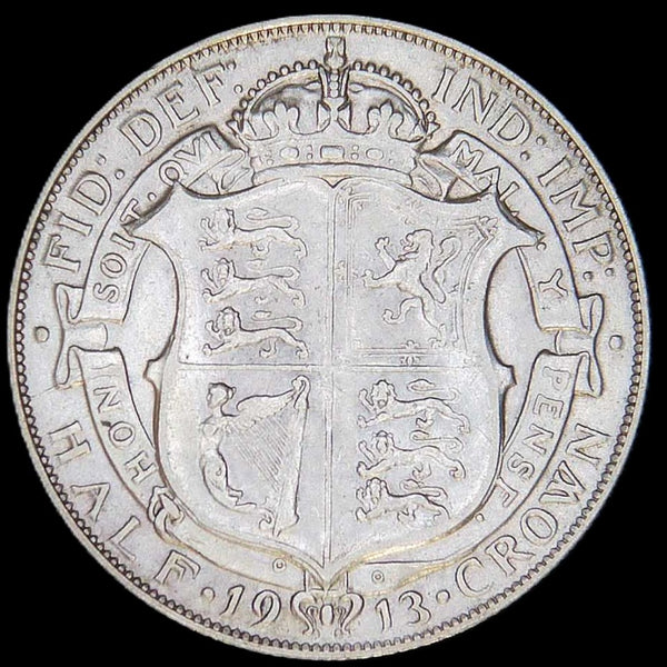George V. Half crown. 1913