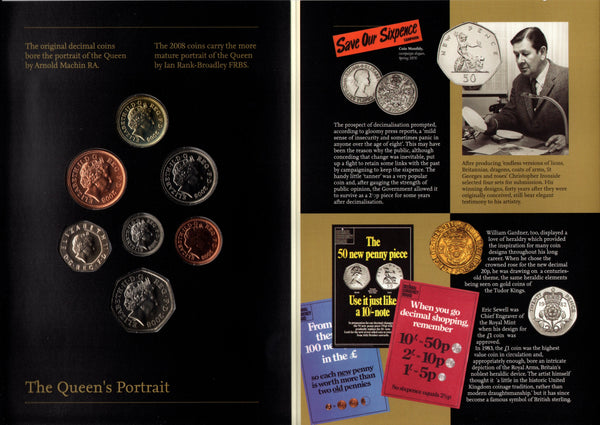 Royal Mint. Emblems of Britain. Uncirculated coin set. 2008