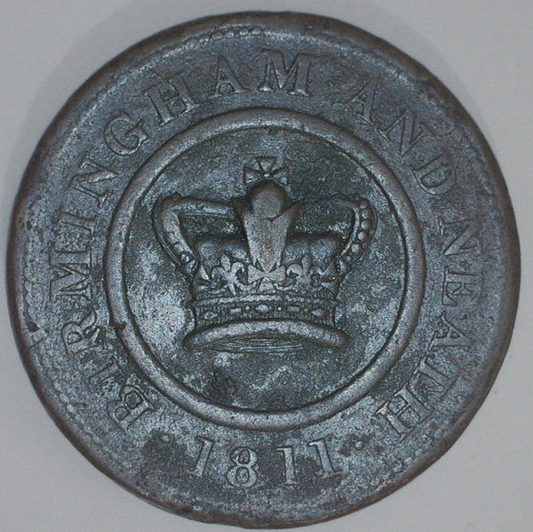 Warwickshire. Birmingham. One Penny token. 1811
