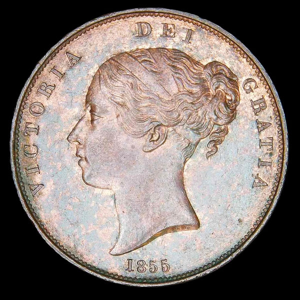 Victoria. Penny. 1855. A high grade selection.