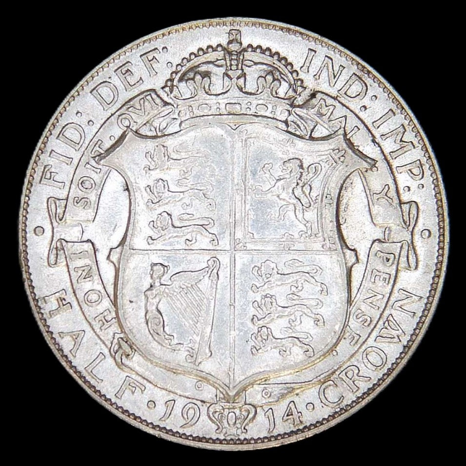 George V. Halfcrown. 1914