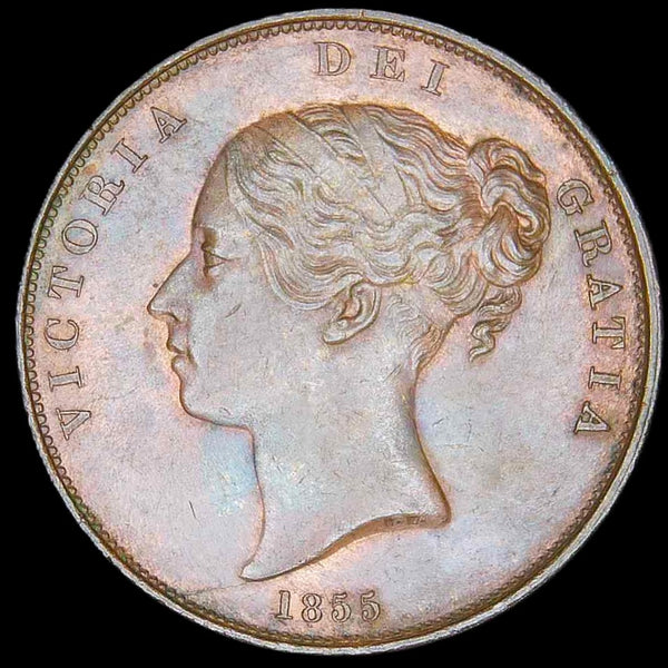 Victoria. Penny. 1855. A high grade selection.