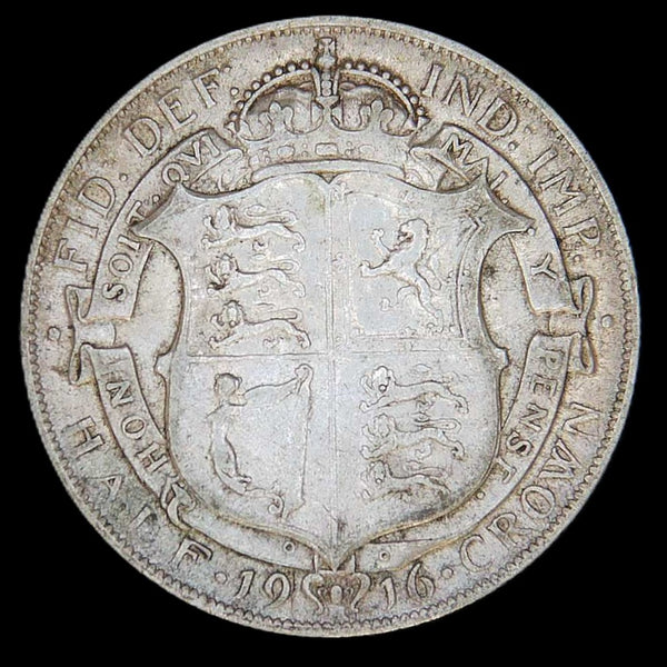 George V. Halfcrown. 1916. A selection.