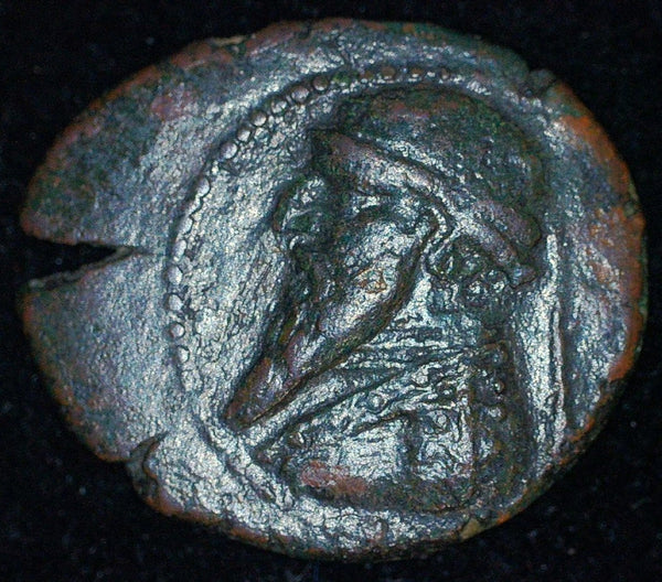 Parthian empire. Mithradates II. AE Chalkous. 121-91 BC