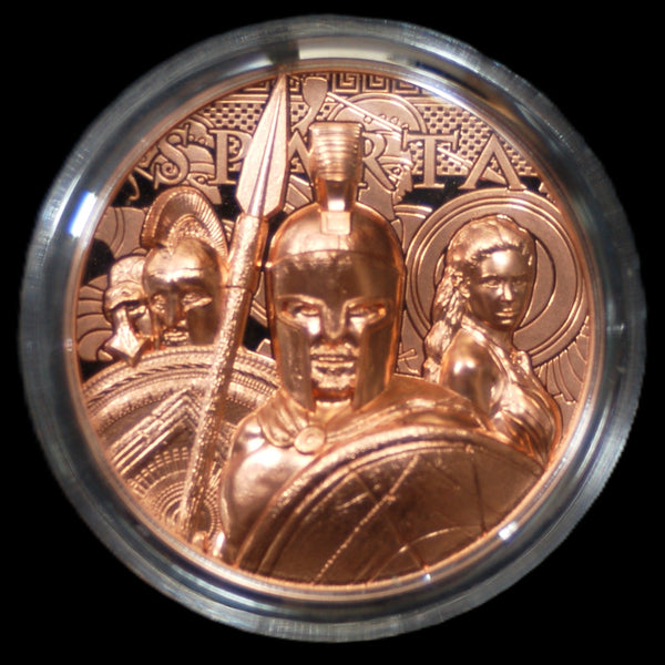 Cook Islands. 1 Dollar 'Sparta'. 2023.  50g Copper.
