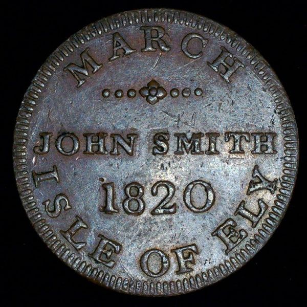 Cambridgeshire. March Farthing. 1820.