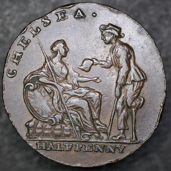 Middlesex. Chelsea. Halfpenny. 1795