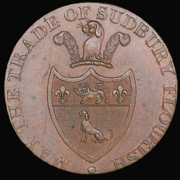 Suffolk. Sudbury. Half Penny token. 1793
