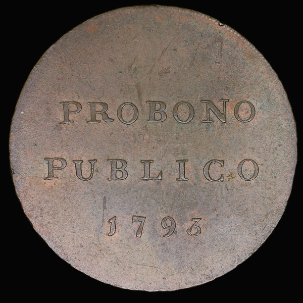Suffolk. Sudbury. Half Penny token. 1793