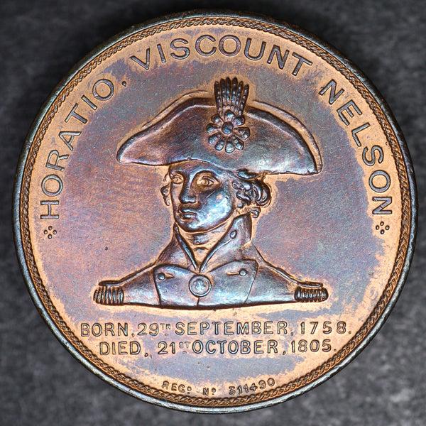 Nelson. Flagship medal. 1897