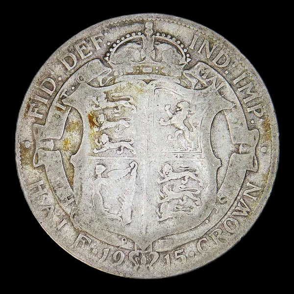 George V. Halfcrown. 1915. A selection.