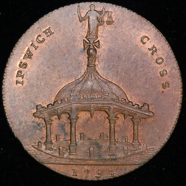 Suffolk. Ipswich. Half penny. 1794