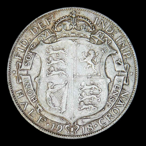 George V. Halfcrown. 1918. A selection.