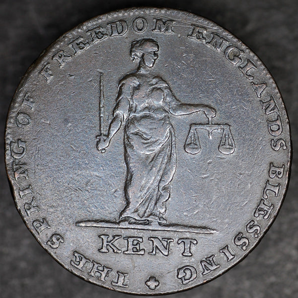 Kent. Maidstone Half Penny. 1795