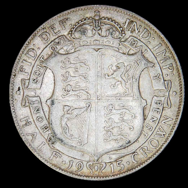 George V. Halfcrown. 1915. A selection.