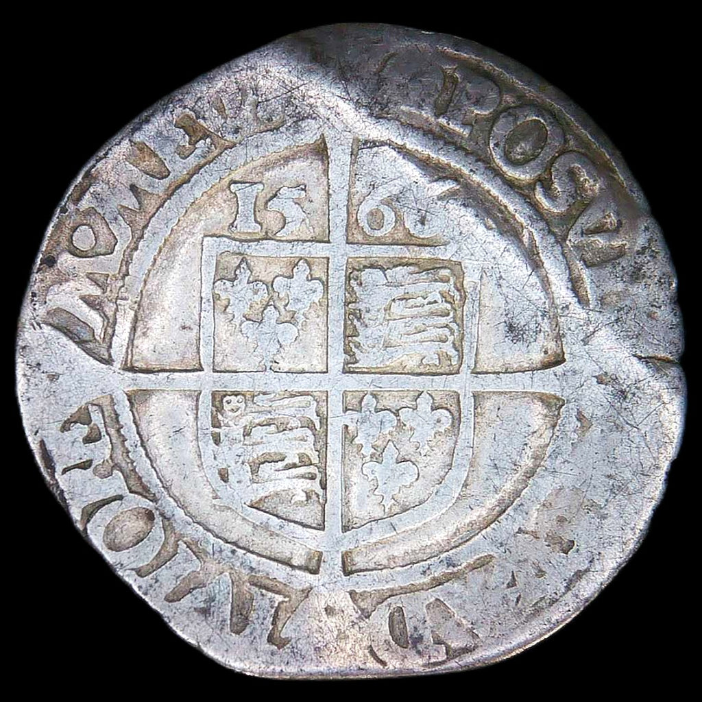 Elizabeth I. Sixpence. 1566.