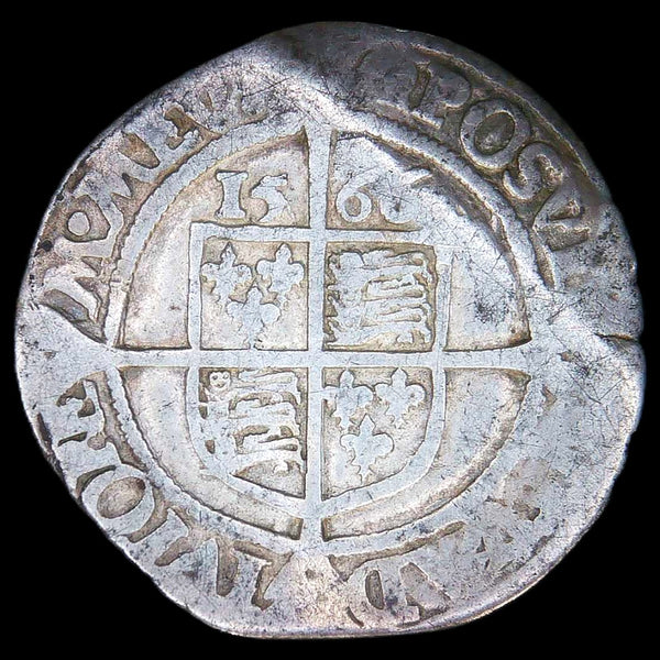 Elizabeth I. Sixpence. 1566.