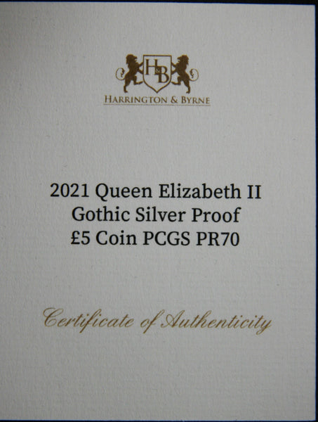 Alderney. Elizabeth II 'Gothic Crown'. 2021