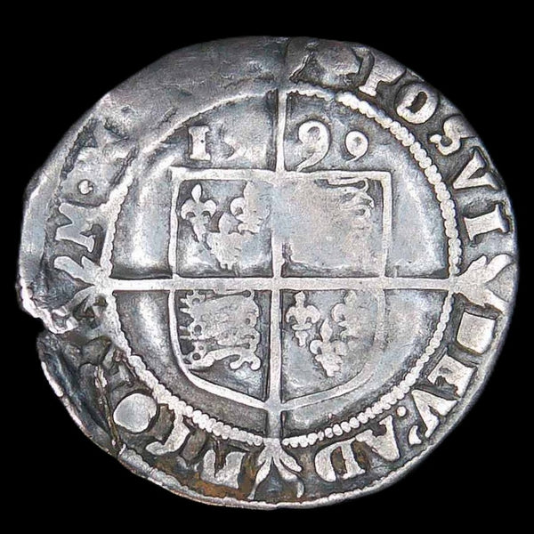 Elizabeth I. Sixpence. 1590.