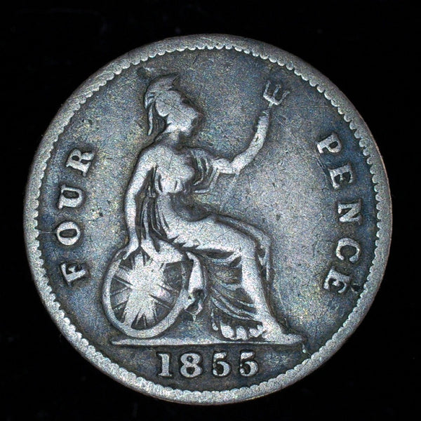 Victoria. Four pence. 1855