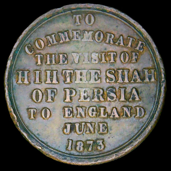 Persia. Shah of Persia visit to England. 1873 commemorative.
