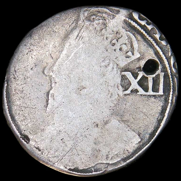 Charles I. Shilling. 1625-49