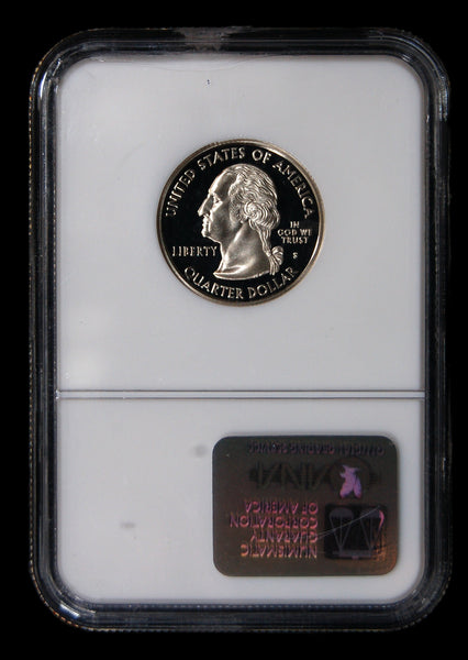 USA. Proof 25 Cents. Indiana 2002. Graded.