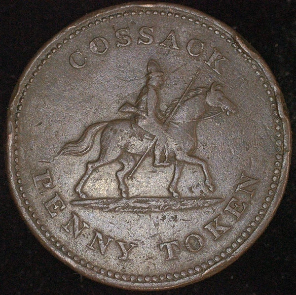 Wellington. Cossack Penny token. 1812-14