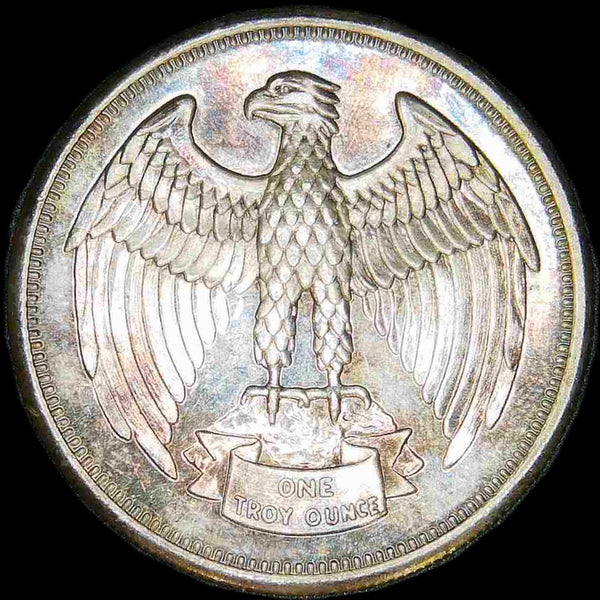 USA. One ounce fine silver. Letcher mint. 1974.