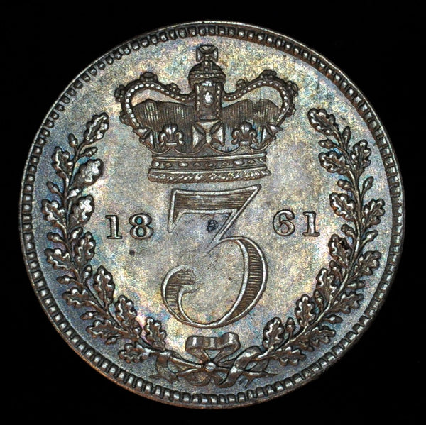 Victoria. Threepence. 1861