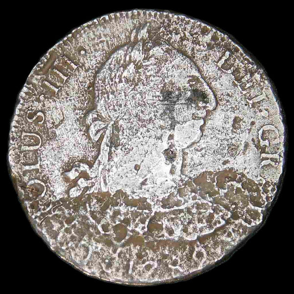 Peru. (Spanish Colony). 8 Reales. 1782. Probable wreck coin.