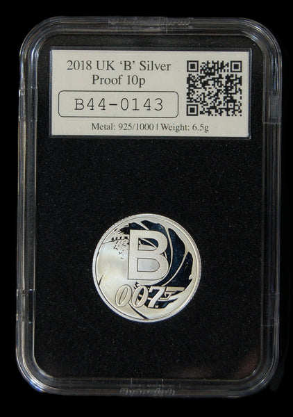 Elizabeth II. Datestamp Silver Proof A-Z 10p set. 2018