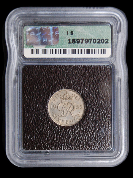 George VI. Sixpence. 1952.
