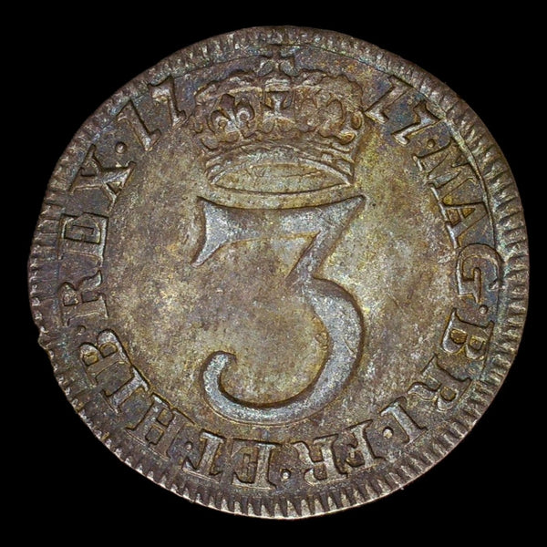 George I. Threepence. 1717