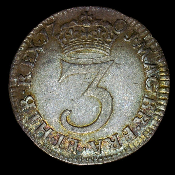 William III. Threepence. 1701