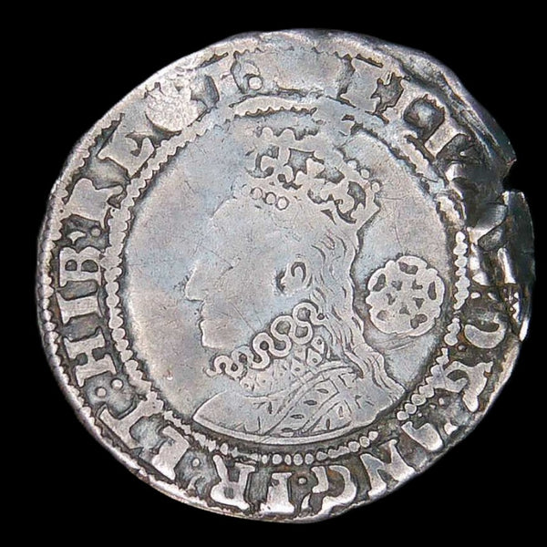 Elizabeth I. Sixpence. 1590.