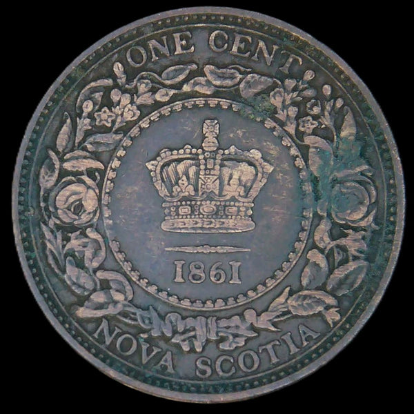 Canada. Nova Scotia. One Cent. 1861.