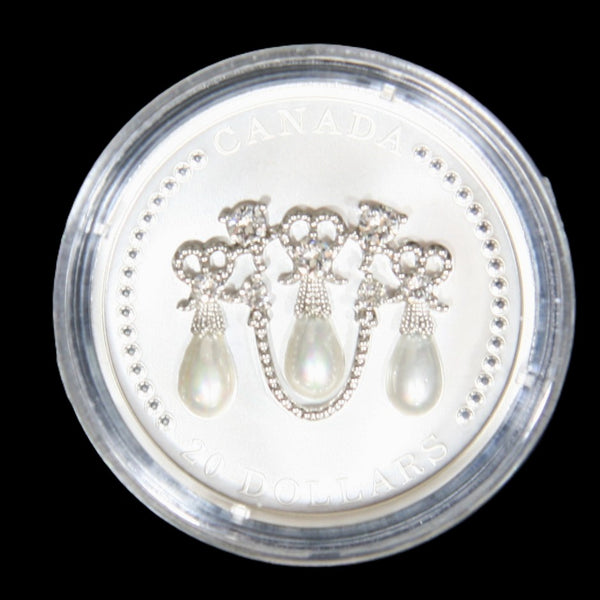 Canada. Proof fine silver 20 Dollars. 2021. Lover's Knot Tiara.