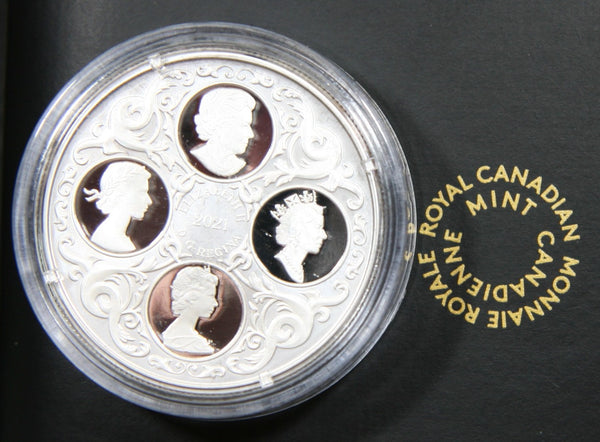 Canada. Proof fine silver 20 Dollars. 2021. Lover's Knot Tiara.