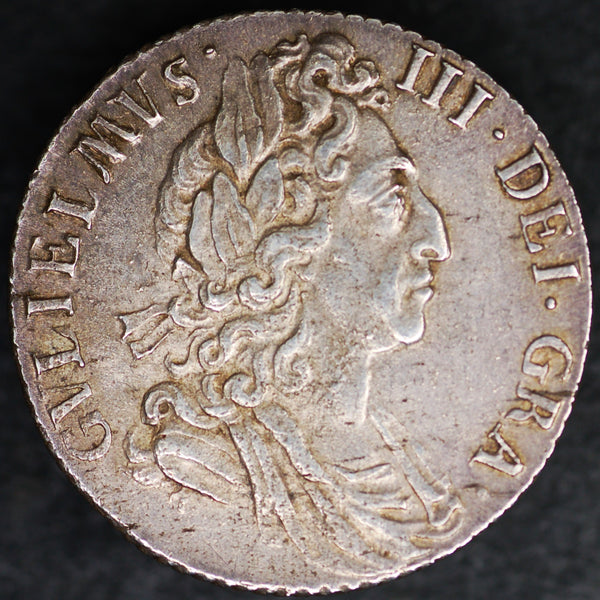 William III. Sixpence. 1697