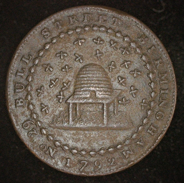 Nottinghamshire. Donalds Nottingham Halfpenny. 1792