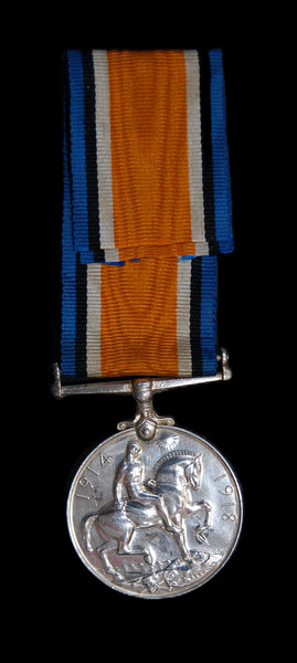 WW1. British War Medal. Merredy. Kings Shropshire Light Infantry. KIA